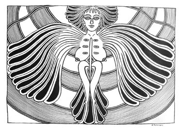 Blackbird Woman by Liz Parkinson