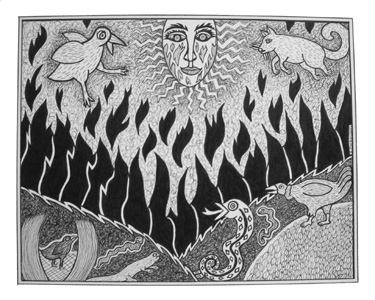 Bushfire by Liz Parkinson