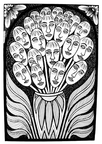 Vase full of People by Liz Parkinson