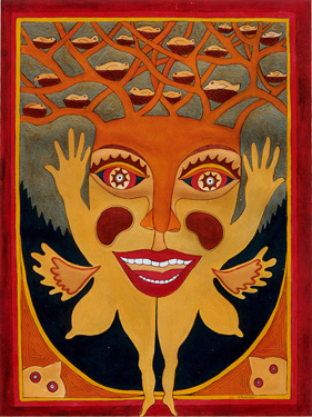 Birds Nest Woman by Liz Parkinson