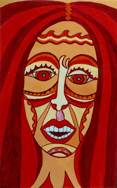 Woman with the Red Hair by Liz Parkinson