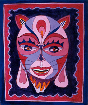 Cat Face by Liz Parkinson