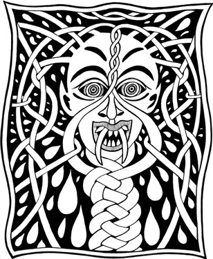 Knotted Vampire Woman by Liz Parkinson