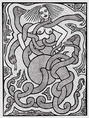 Snake Goddess by Liz Parkinson