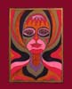 Woman in the gold turban by Liz Parkinson